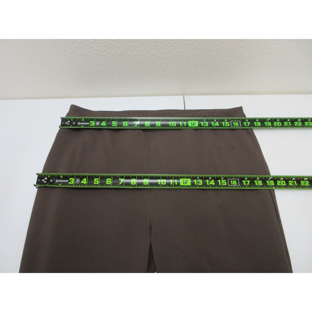 Soft Surroundings Pants Womens Size L Brown Pull On Stretch Legging Skinny Knit - Picture 9 of 12